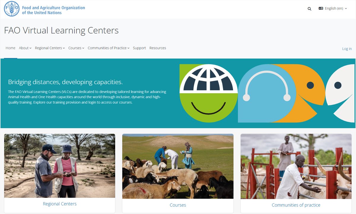 FAO Virtual Learning Centres website