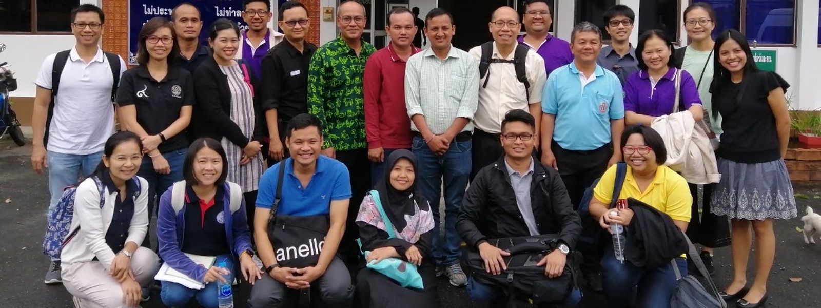 A cohort of R-FETPV trainees and mentors on a field visit