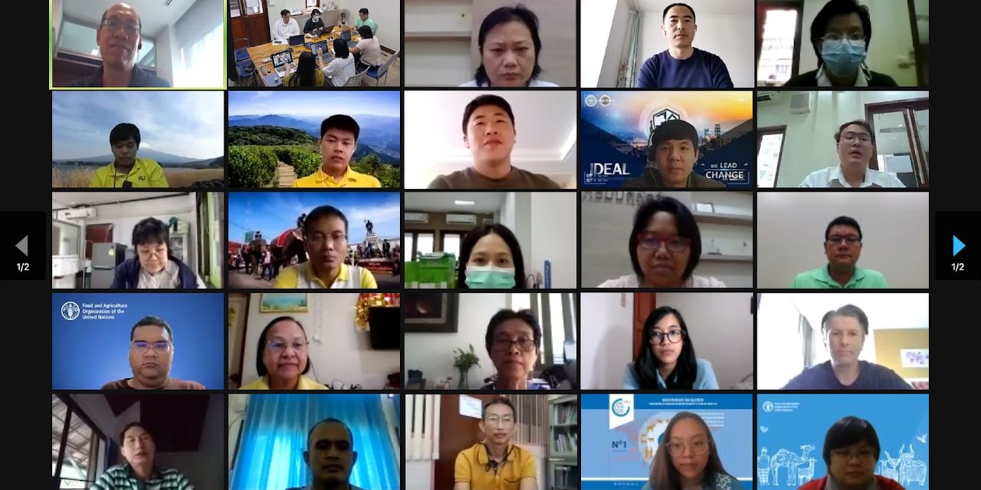 An R-FETPV module review session held online across the region